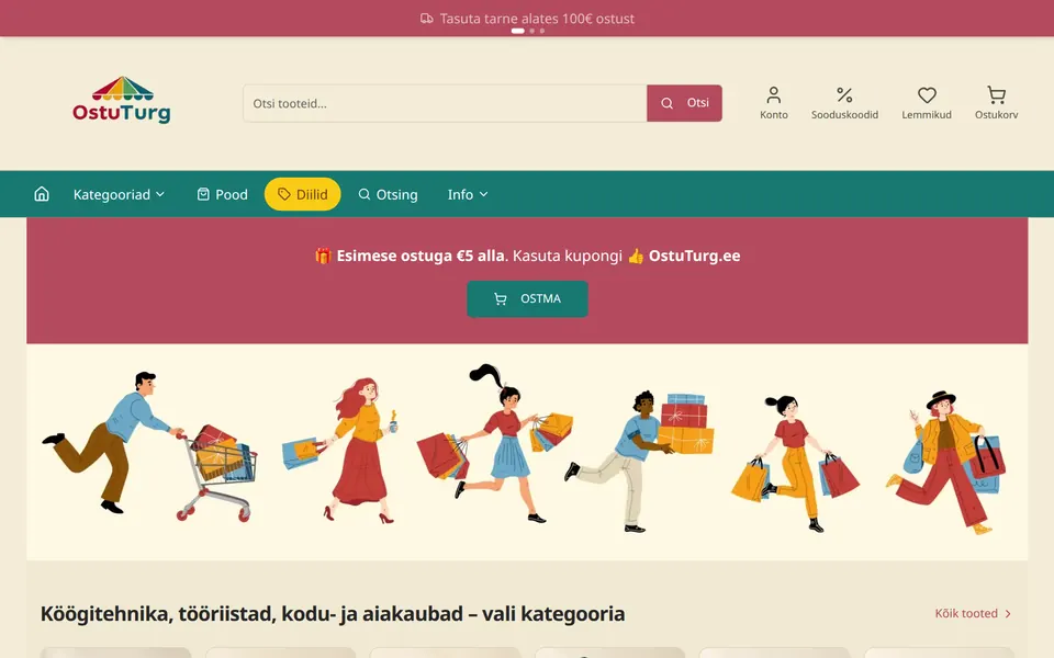 ostuturg.ee home page